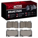DFC 03-25 Acura TL Front/Rear Active Performance Pads - Low Metallic