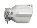 aFe Takeda Universal Exhaust Tip 2-1/2 IN Inlet x 4 IN Outlet x 6 IN L- Polished