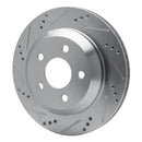 R1 98-02 Chevrolet Camaro Front & Rear Drilled & Slotted Silver Brake Rotor Set