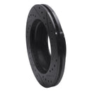 R1 01-04 Honda Passport Front Left Drilled & Slotted Black Brake Rotor