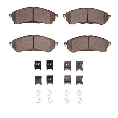 DFC 19-23 Ford Ranger (USA/Canada) Rear 4000 HybriDynamic Brake Pads and Hardware Kit