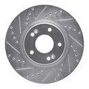 R1 15-26 Kia Soul Front Drill & Slot Silver Rotors