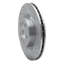 R1 06-17 Land Rover Range Rover Sport Front Right Drilled & Slotted Geo-Carbon Rotor