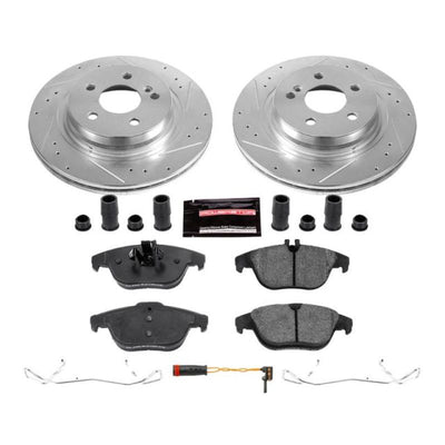 Power Stop 12-15 Mercedes-Benz C250 Front & Rear Z23 Evolution Sport Brake Kit