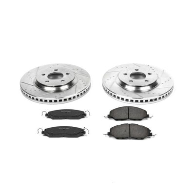 Power Stop 11-14 Ford Mustang Front & Rear Z23 Evolution Sport Brake Kit
