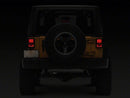 Raxiom 07-18 Jeep Wrangler JK Axial Series Lux LED Tail Lights- Black Housing (Clear Lens)