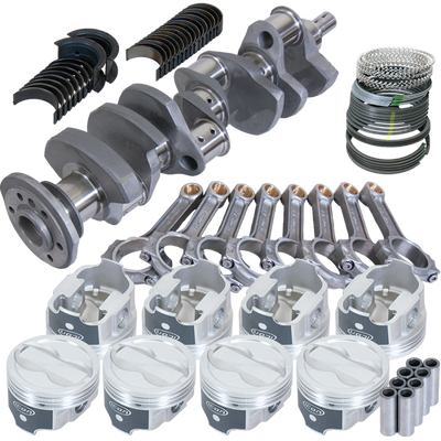 Eagle Chevy 350 3.750in Crank 5.700in I-Beam Rods -18cc 4.030in Pistons Rotating Assembly