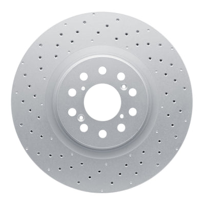 DFC 23-26 Honda Civic Hatchback Front Drilled Hi-Carbon Alloy Geomet Coated Rotor