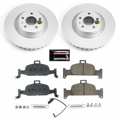 Power Stop 17-19 Audi A4 Front & Rear Z23 Evolution Sport Coated Brake Kit