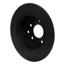 R1 13-24 Nissan Altima Front & Rear Drilled & Slotted Black Brake Rotor Set