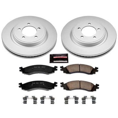 Power Stop 2006 Mercury Mountaineer Front & Rear Z17 Evolution Geomet Coated Brake Kit