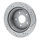 R1 98-05 Chevrolet S10 Front & Rear Drilled & Slotted Silver Brake Rotor Set