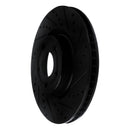 R1 20-25 Ford BRONCO Sport Front Right Drilled & Slotted Black Brake Rotor