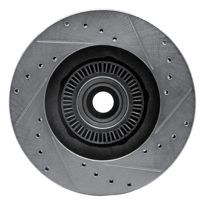 R1 95-11 Ford Ranger Front Drilled & Slotted Silver Brake Rotor Set