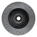 R1 95-11 Ford Ranger Front Drilled & Slotted Silver Brake Rotor Set