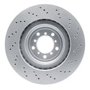 DFC 08-13 BMW 1 Series M Left Front Drilled GeoSPEC Coated Rotor