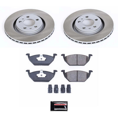 Power Stop 1998 Volkswagen Beetle Front and Rear Semi-Coated Rotor Kit