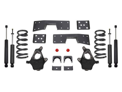 MaxTrac 99-06 GM C1500 2WD V8 3in/5in Lowering Spindle Kit