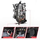 ANZO Z-Series 20-23 Chevy Silverado 2500/3500 Z-Series Full LED Proj Headlights Black - Driver Side