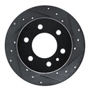 R1 19-25 Freightliner Sprinter 2500 Front & Rear Drilled & Slotted Black Brake Rotor Set