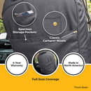 Covercraft 21-25 Ford F150 Carhartt Super Dux SeatSaver Front Row Custom Seat Cover - Gravel