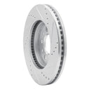 R1 04-07 Ford Freestar Front Left Drilled & Slotted Silver Brake Rotor