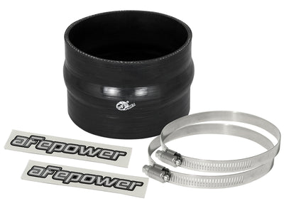 aFe Magnum FORCE Intake Coupling Kit (4 IN ID x 3 IN L) Straight Coupler w/ Hump - Black