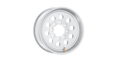 Raceline 882MC Mod 17.5x6.75 / 8X6.5 BP / 0mm Offset / 4.77mm Bore - Alum Wheel (CAP NOT INCLUDED)