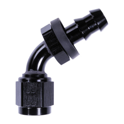Russell 6AN Twist-Lok 60 Degree Hose End - Black