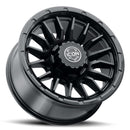 ICON Alloys Cajon 20x9 / 8x180 / 12mm / 5.5in BS Double Black Wheel