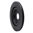 DFC 08-25 Audi A6 ALLROAD Rear Left Drilled & Slotted Black Brake Rotor