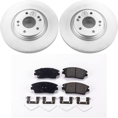 Power Stop 16-18 Hyundai Tucson Front & Rear Z17 Evolution Geomet Coated Brake Kit