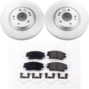 Power Stop 16-18 Hyundai Tucson Front & Rear Z17 Evolution Geomet Coated Brake Kit