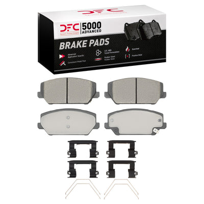 DFC 19-22 Hyundai Veloster N Front Drill/Slot Geoperf Rotors 5000 Advanced Brake Pads w/Hardware