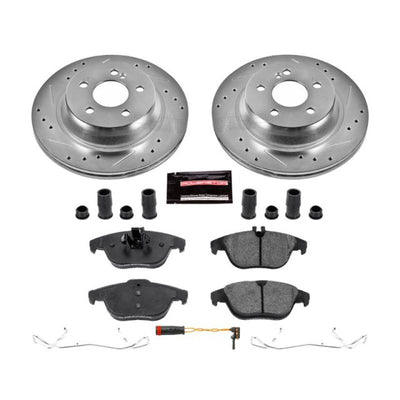 Power Stop 13-15 Mercedes-Benz GLK250 Front & Rear Z23 Evolution Sport Brake Kit