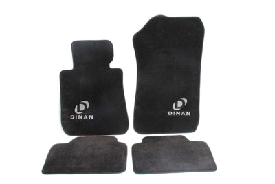 Dinan 10-15 BMW 750i xDrive Signature Floor Mats Black w/ Silver Logo - Set of 4