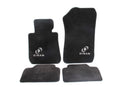 Dinan 10-15 BMW 750i xDrive Signature Floor Mats Black w/ Silver Logo - Set of 4