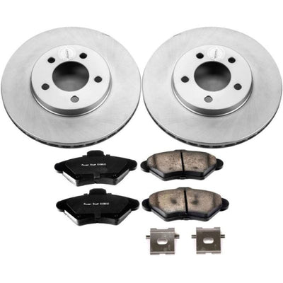 Power Stop 93-97 Ford Thunderbird Front & Rear Z17 Evolution Geomet Coated Brake Kit