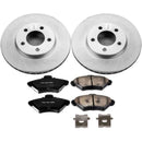 Power Stop 93-97 Ford Thunderbird Front & Rear Z17 Evolution Geomet Coated Brake Kit