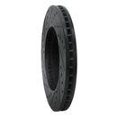 R1 01-02 Mazda Millenia Front Right Drilled & Slotted Black Brake Rotor