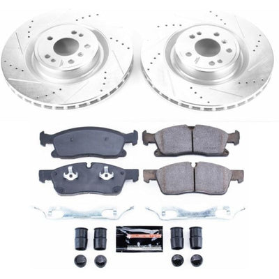 Power Stop 2017 Mercedes-Benz GLS450 Front & Rear Z23 Evolution Sport Brake Kit