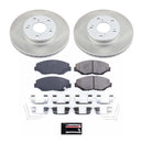 Power Stop 03-11 Honda Element Front and Rear Semi-Coated Rotor Kit