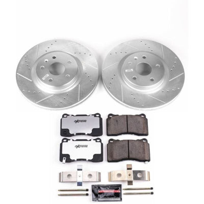 Power Stop 14-17 Buick Regal Front & Rear Z26 Street Warrior Brake Kit