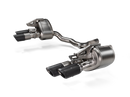 Akrapovic 2024+ Porsche Panamera Slip-On Line (Titanium) w/ Carbon Tips: Requires V6 or V8 fit kit