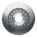 DFC 15-17 Porsche 911 Left Front Drilled Hi-Carbon Alloy Geomet Coated Rotor