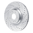 R1 19-22 Hyundai Veloster N Front & Rear Drilled & Slotted Silver Brake Rotor Set