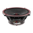 DS18 5.25in 80 Watts RMS 3 ohm 2-Way Coaxial Speakers And Component System w/ Fiberglass Cone
