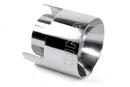 Dinan Double-Walled 4.5in Clamp-On Exhaust Tip - Polished - 4.5in Outlet / 3in Inlet