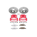Power Stop 03-04 Ford Mustang Front & Rear Z26 Street Warrior Brake Kit w/Calipers