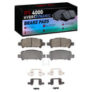 DFC 05-09 Subaru Legacy Rear Geospec Rotors w/4000 HybriDynamic Brake Pads w/Hardware